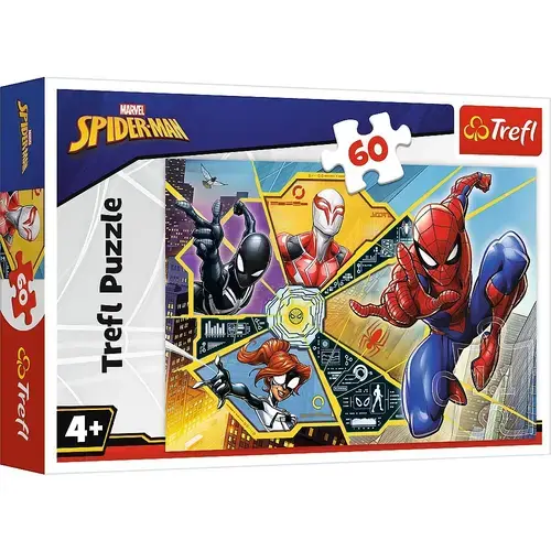 Puzzle Trefl  Spiderman, Panza de paianjen, 60 piese