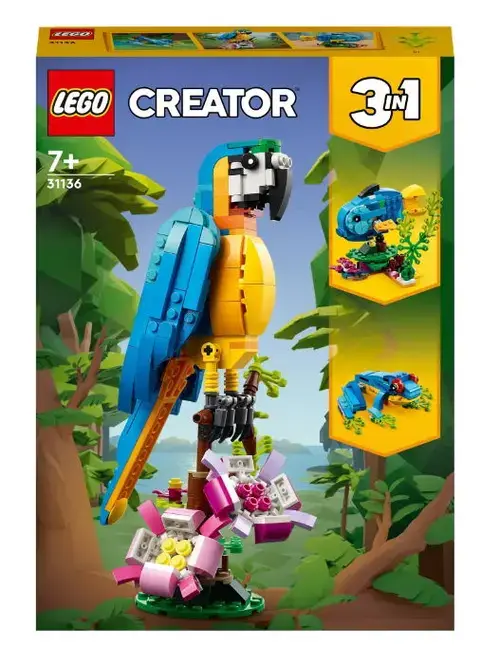 LEGO® Creator 3 in 1 Papagal exotic 31136