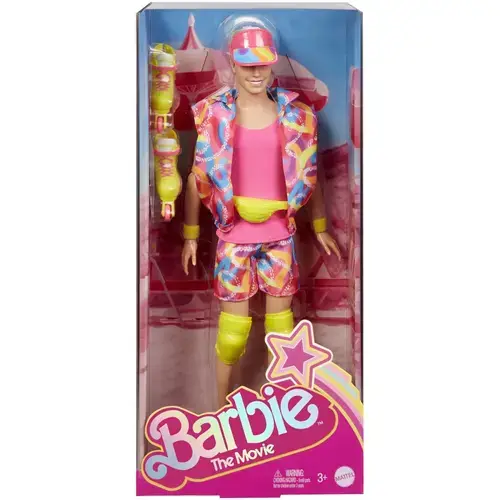 Papusa Barbie The Movie, Ken cu patine cu rotile
