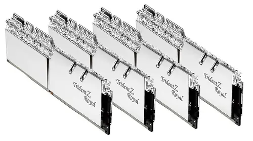 Memorii G.Skill Trident Z Royal RGB, 4x16GB, DDR4, 3200MHz