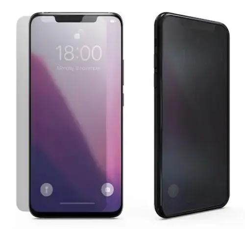 Folie de protectie Ecran Privacy OEM Updated pentru Apple iPhone 16 Pro Max, Sticla Securizata, Full Glue