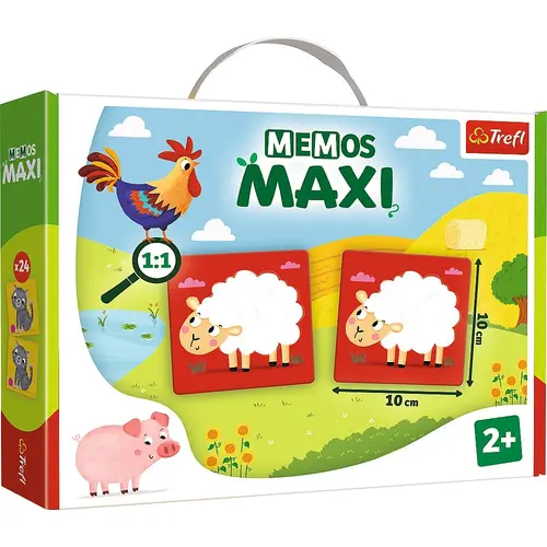 Joc memorie Trefl Maxi - Ferma dragalasa