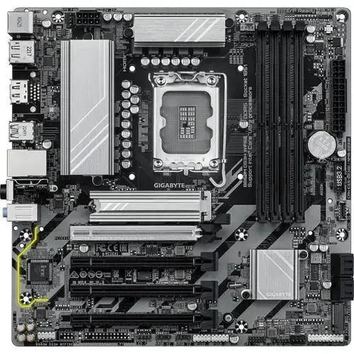 Placa de baza GIGABYTE B860M DS3H WIFI6E, Intel B860, LGA 1851, DDR5, mATX