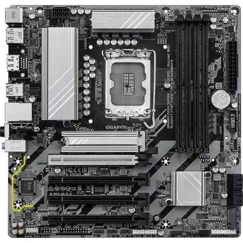 Placa de baza GIGABYTE B860M DS3H WIFI6E, Intel B860, LGA 1851, DDR5, mATX