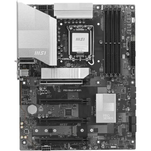 Placa de baza MSI PRO B860-P WIFI, Intel B860, LGA 1851, DDR5, ATX