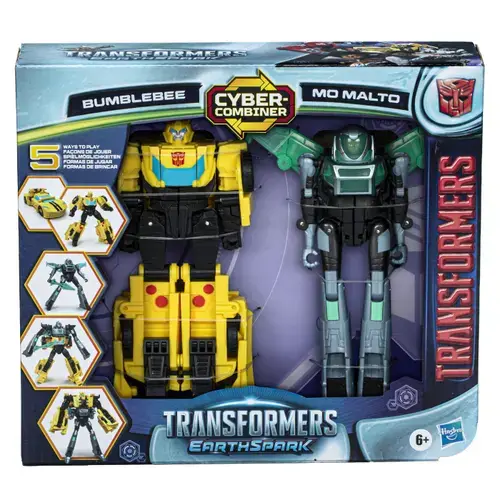 Set 2 figurine Transformers Earthspark - Bumblebee si Mo Malto