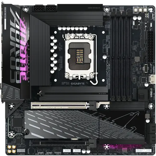 Placa de baza GIGABYTE B860M AORUS ELITE WIFI6E, Intel B860, LGA 1851, DDR5, mATX