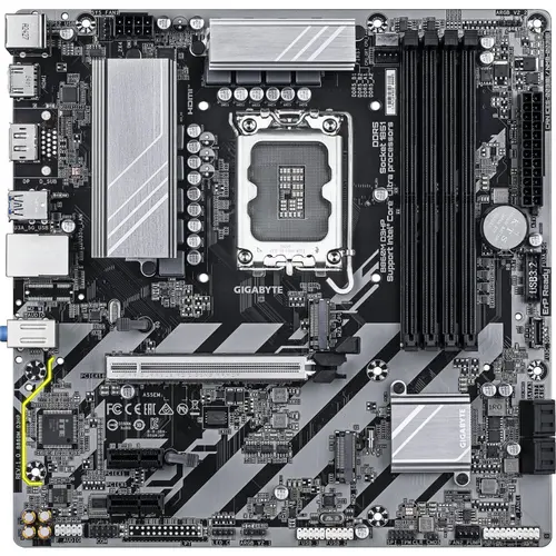 Placa de baza GIGABYTE B860M D3HP, Intel B860, LGA 1851, DDR5, mATX
