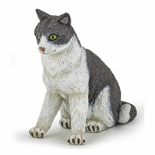 Figurina Papo - Caini si Pisici, Pisica Sezand