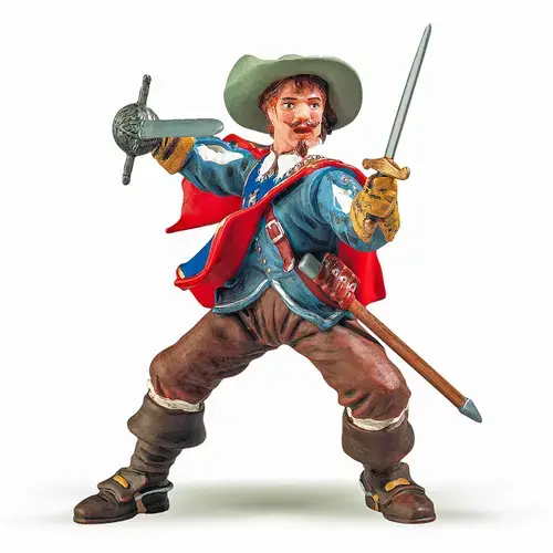 Figurina Papo - Personaje istorice, Muschetarul Athos