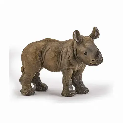 Figurina Papo - Animale salbatice, Pui de rinocer