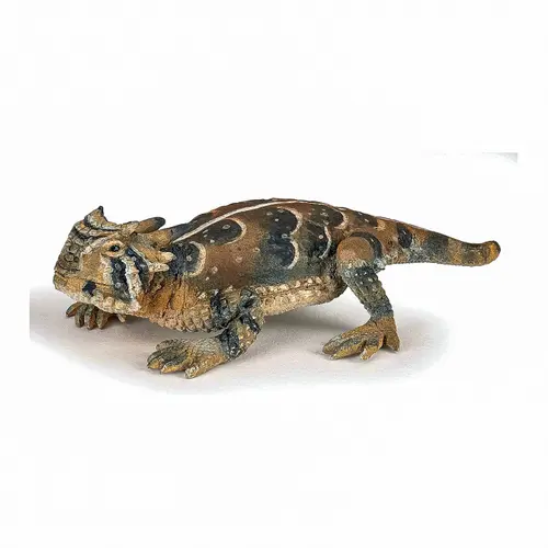 Figurina Papo - Animale salbatice, Soparla cu coarne