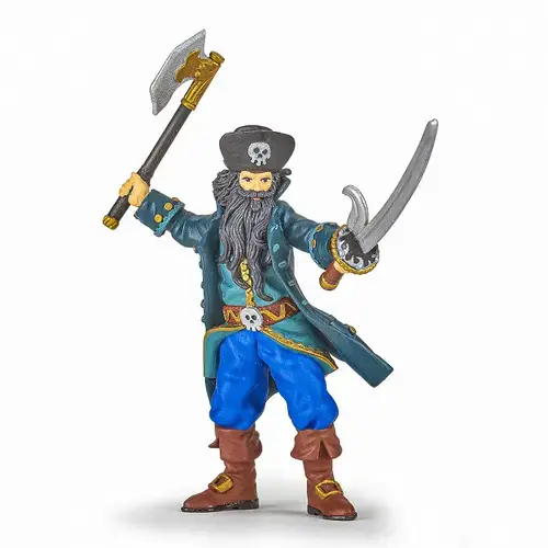 Figurina Papo - Pirati si corsari, Pirat Barba Neagra