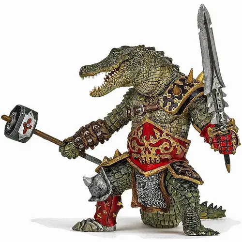 Figurina Papo - Personaje medievale, Crocodil mutant