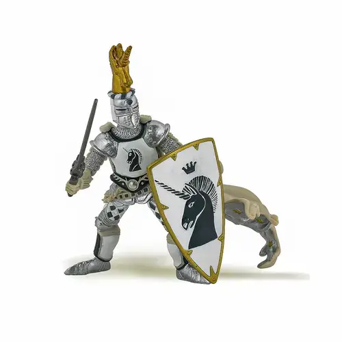 Figurina Papo - Personaje medievale, Cavalerul unicorn