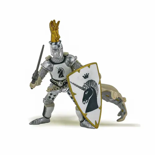 Figurina Papo - Personaje medievale, Cavalerul unicorn