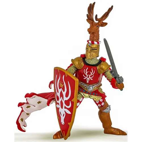 Figurina Papo - Personaje medievale, Cavalerul cerb