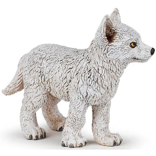 Figurina Papo - Animale salbatice, Lup polar tanar