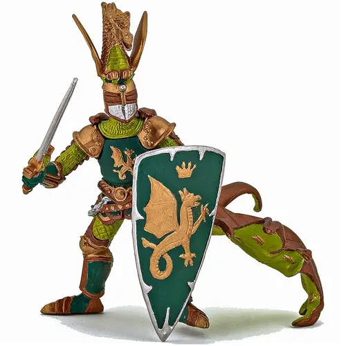 Figurina Papo - Personaje medievale, Cavalerul dragon