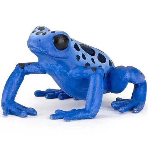 Figurina Papo - Animale salbatice, Broscuta Otravitoare Albastra