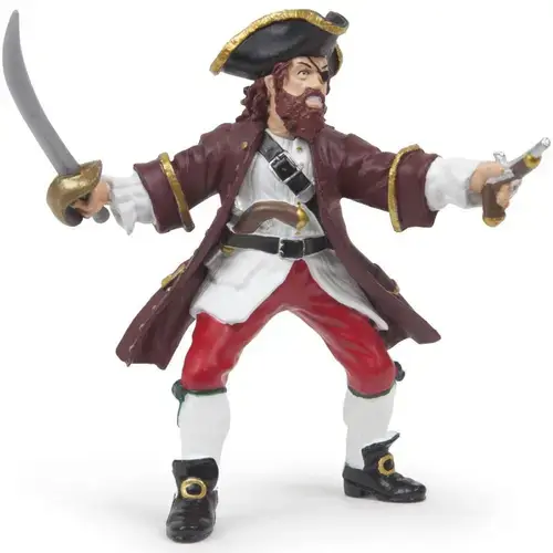Figurina Papo - Pirati si corsari, Piratul Barba Rosie
