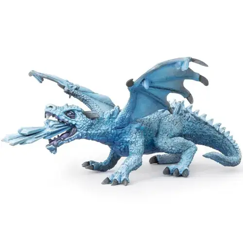 Figurina Papo - Personaje medievale, Dragon de gheata