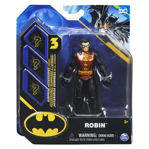 Figurina Spin Master, DC Comics, Robin cu 3 accesorii surpriza