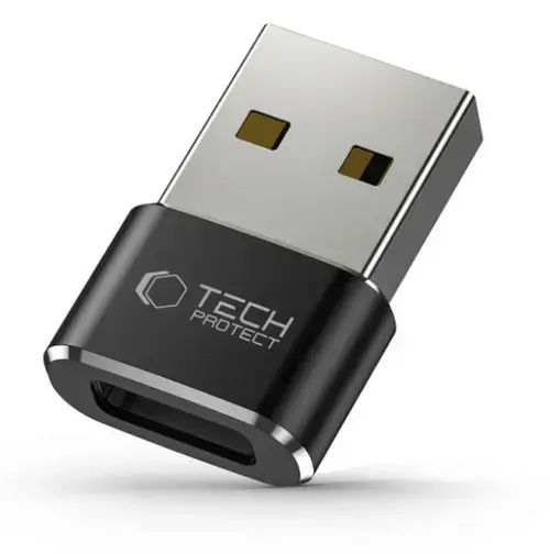 Adaptor Date si Incarcare USB-C - USB-A Tech-Protect Ultraboost, Negru