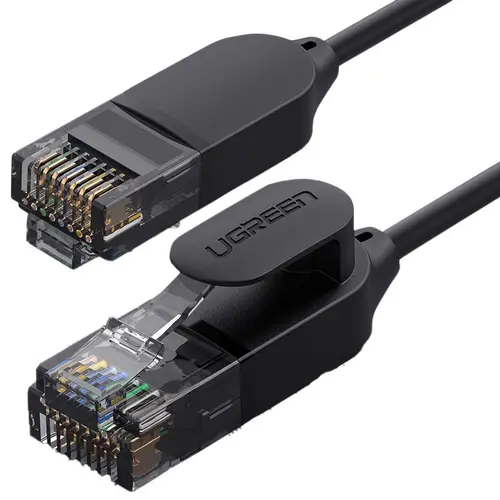Cablu Retea UGREEN NW122, UTP, Cat6A, 5m, Negru