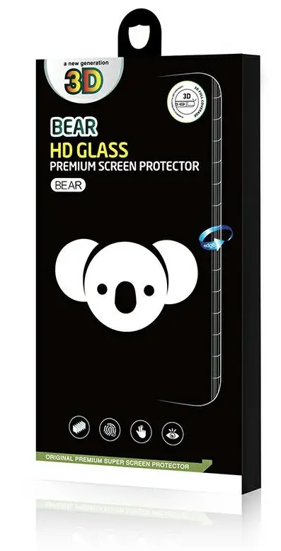 Folie de protectie Ecran Bear HD pentru Samsung Galaxy S25 S931, Sticla Securizata, Full Glue, Neagra