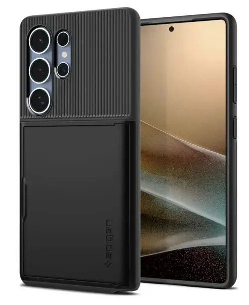 Husa pentru Samsung Galaxy S25 Ultra S938, Spigen ACS08967, Slim Armor CS, Neagra