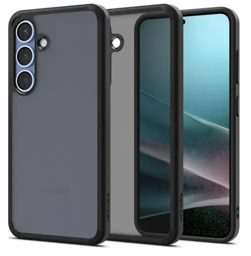 Husa pentru Samsung Galaxy S25 S931, Spigen ACS09007, Ultra Hybrid, Neagra