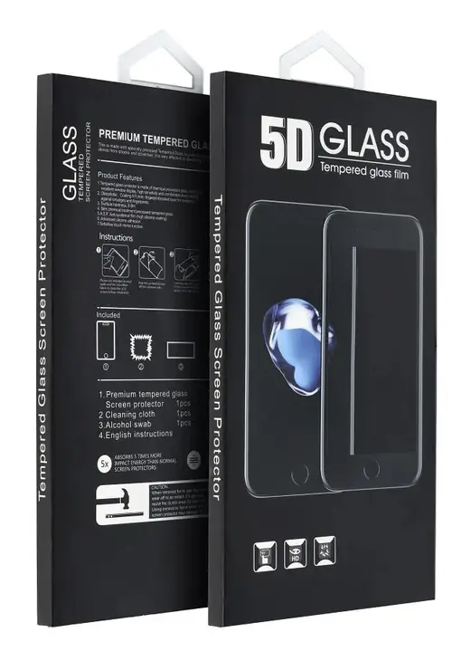 Folie de protectie Ecran OEM pentru Samsung Galaxy S25+ S936, Sticla Securizata, Full Glue, 5D, Neagra