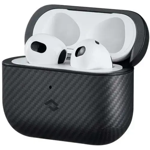 Husa Pitaka MagEZ 2 compatibila cu Airpods 3 MagSafe, Negru