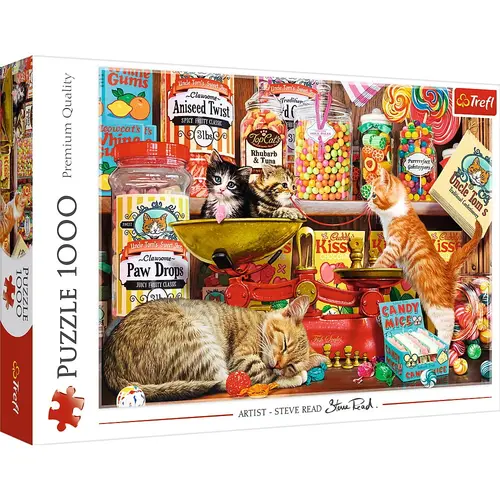 Puzzle Trefl Pisici si dulciuri, 1000 piese
