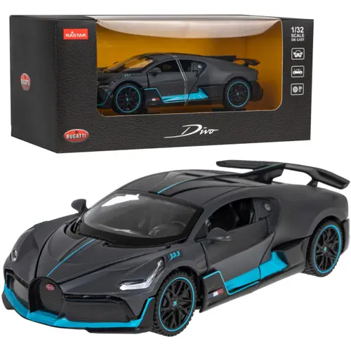 Masinuta diecast Rastar - Bugatti Divo, 1:32, Negru