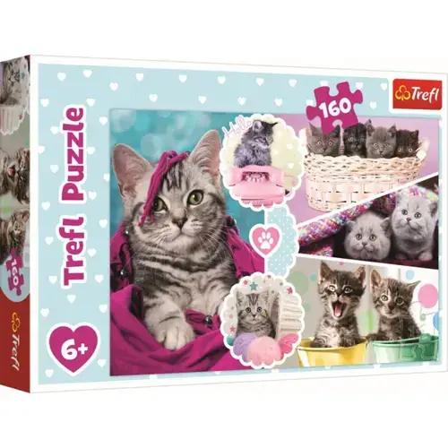 Puzzle Trefl Pisici dragalase, 160 piese