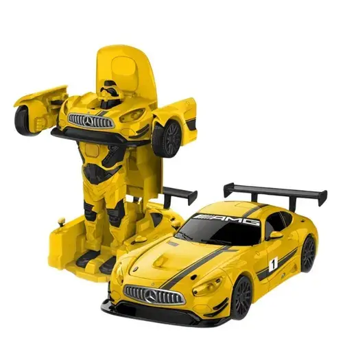 Masinuta diecast Rastar Convertibila - Mercedes Benz GT3, 1:32, Galben