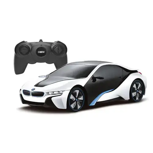 Masinuta Rastar RC - Bmw I8, 1:24, Alb