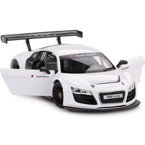 Masinuta diecast Rastar - Audi R8, 1:24, Alb