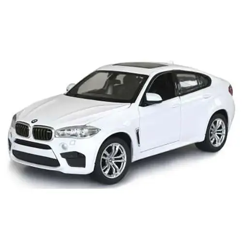 Masinuta diecast Rastar - BMW X6M, 1:24, Alb