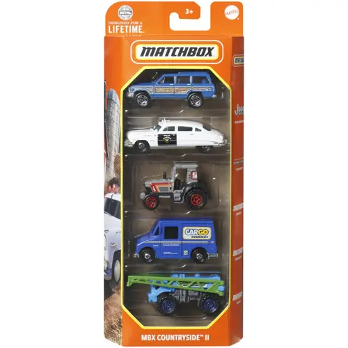 Set 5 masinute Matchbox - MBX, Countryside Ii, scara 1:64