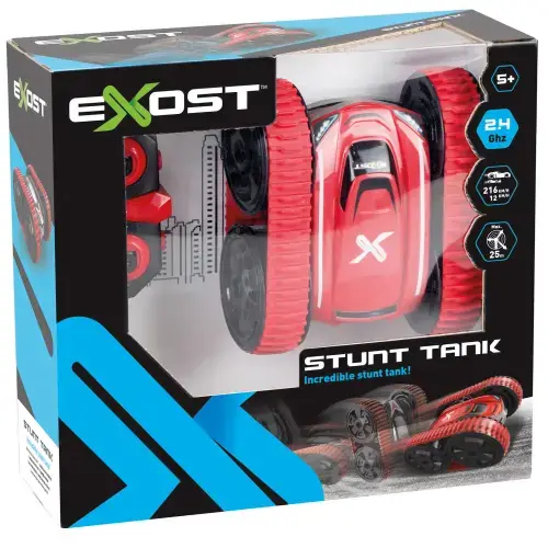 Masinuta Exost RC - Stunt Tank, 1:18