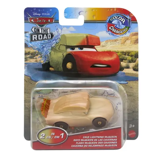 Masinuta Disney Cars - Color Changers, Cave Fulger McQueen
