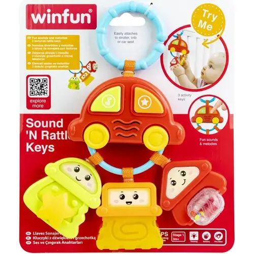 Zornaitoare Winfun - Masinuta cu trei chei