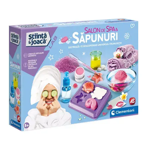 Joc Clementoni Stiinta si joaca  SPA si Sapunuri aromate
