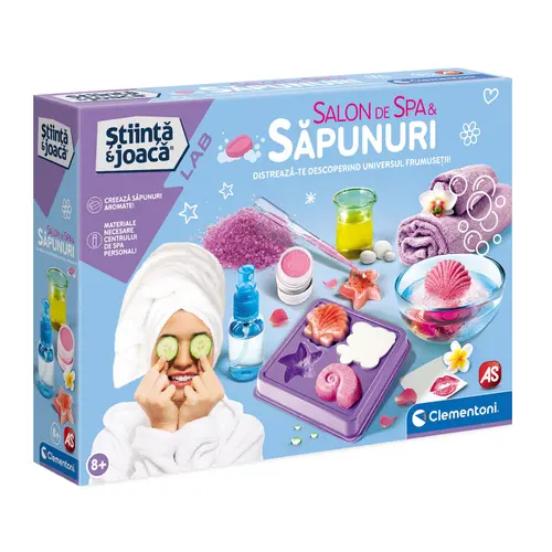 Joc Clementoni Stiinta si joaca  SPA si Sapunuri aromate