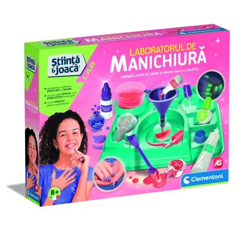 Joc Clementoni Stiinta si joaca Laboratorul de manichiura