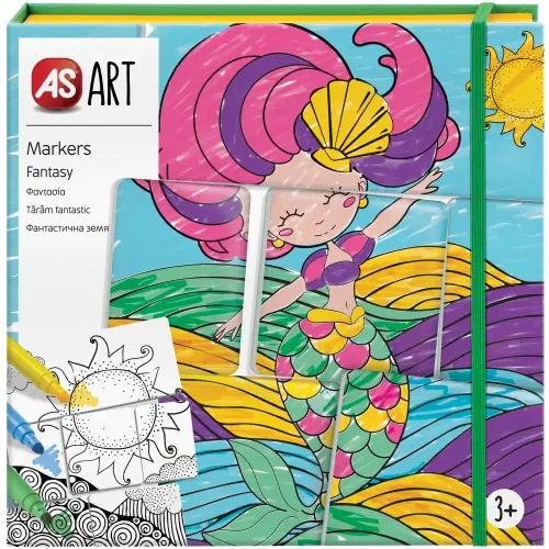 Set pentru desen AS Art - Cayons, Lume de fantezie