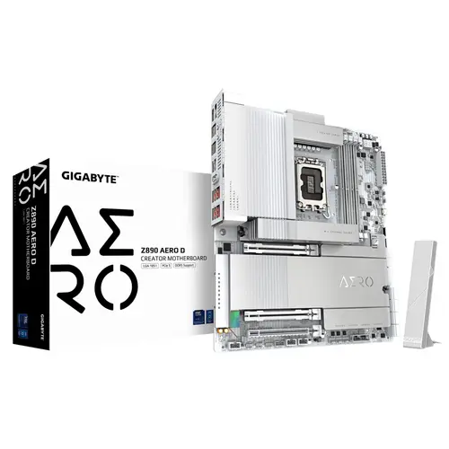 Placa de baza GIGABYTE Z890 AERO D, DDR5, eATX, LGA 1851, Intel Z890
